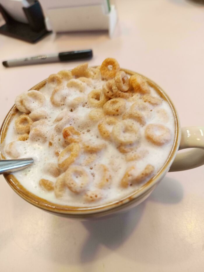 Cheerios Latte, Because Why Not?
