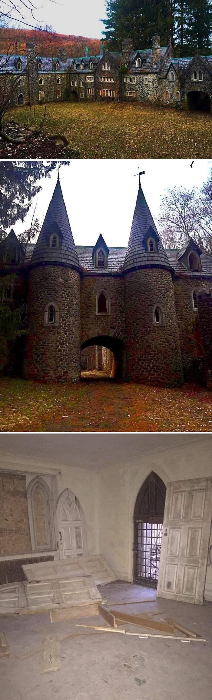 A Mysterious Castle Hiding Deep in the Woods