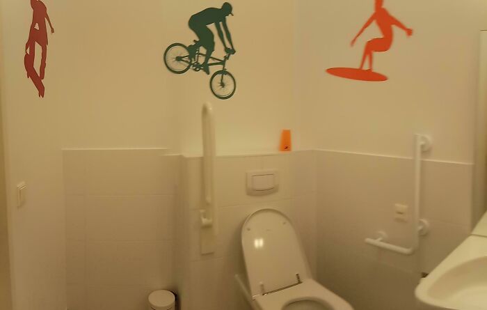 "We Need To Decorate The Disabled Toilet." "Say No More"