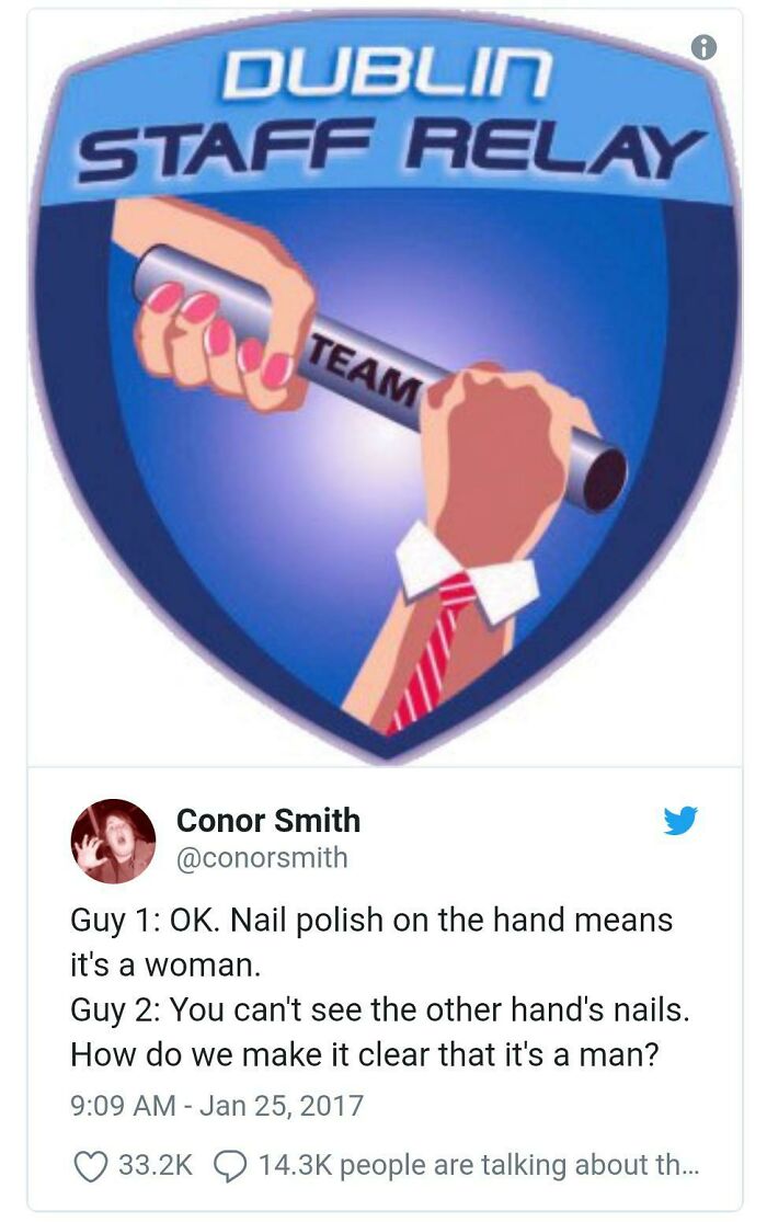 Apparently, The Gender Of The Arms Is Key