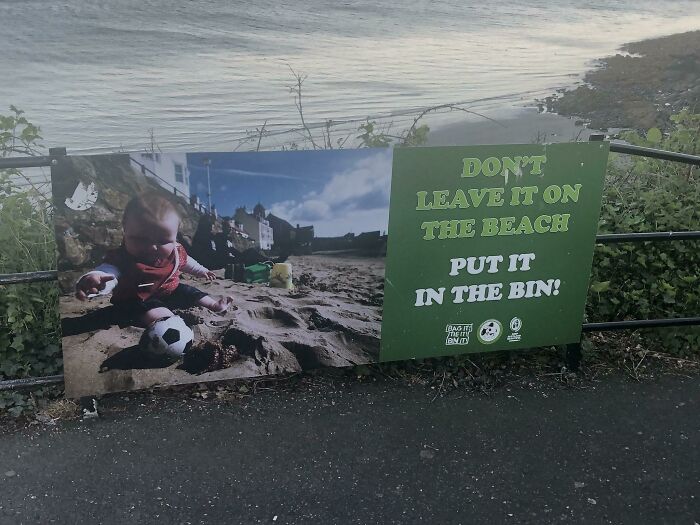 Sign At The Beach Confuses Everyone