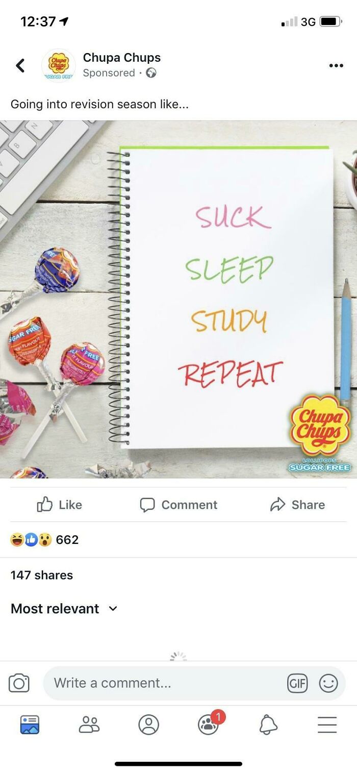 This Lollipop Slogan Missed The Mark