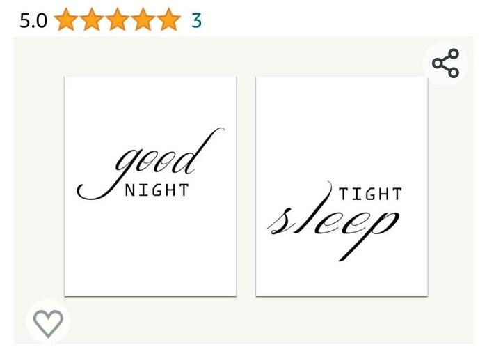 Found On Amazon: Good Night, Tight Sleep To You All!