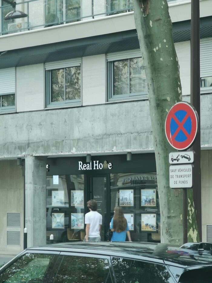 My Friend Saw This Real Estate Agency In Paris... WHAT?
