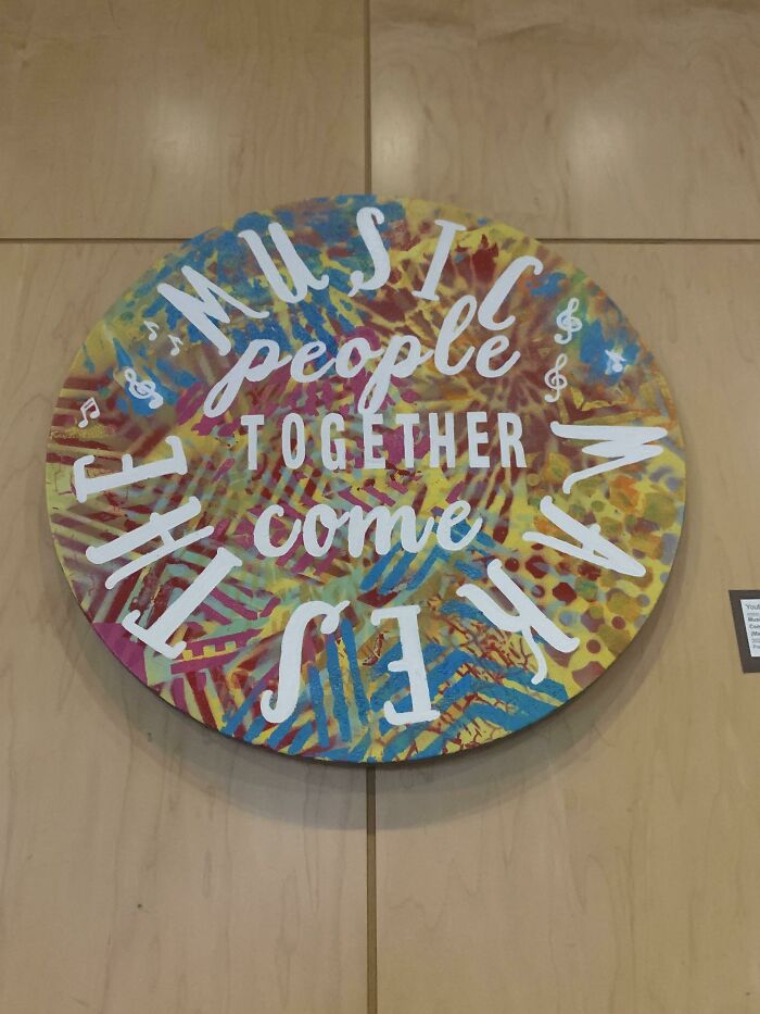 Music People Together Come Makes The... What?