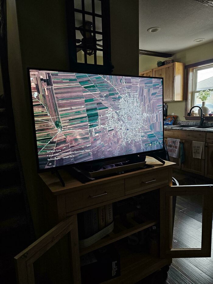 Oops, Thought My Kid Threw Something At The TV!