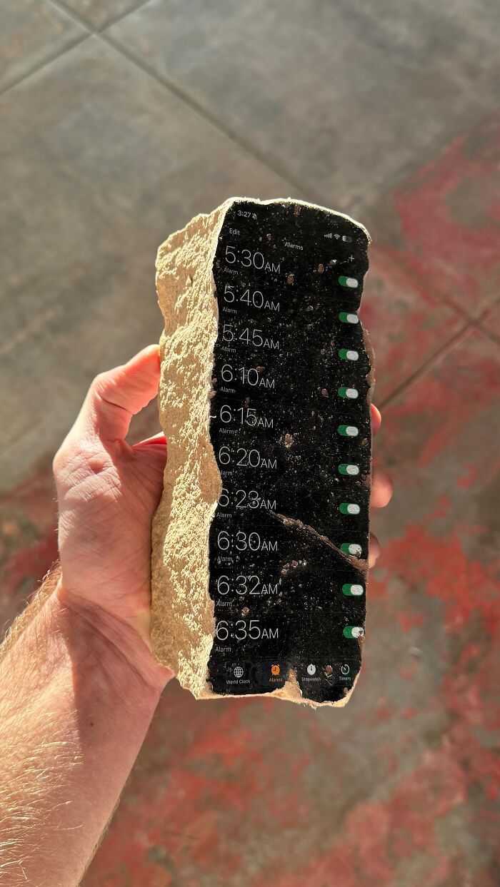 Imagine Your Phone as a Stone Tablet From the Future!