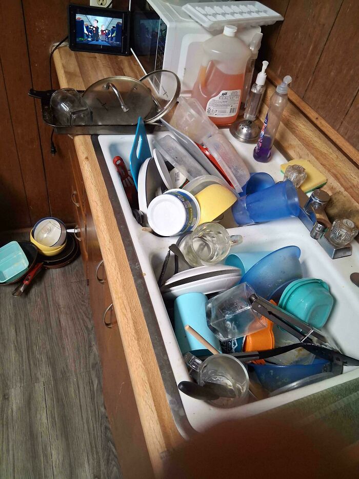 Sick for Days, Dishes Took Over