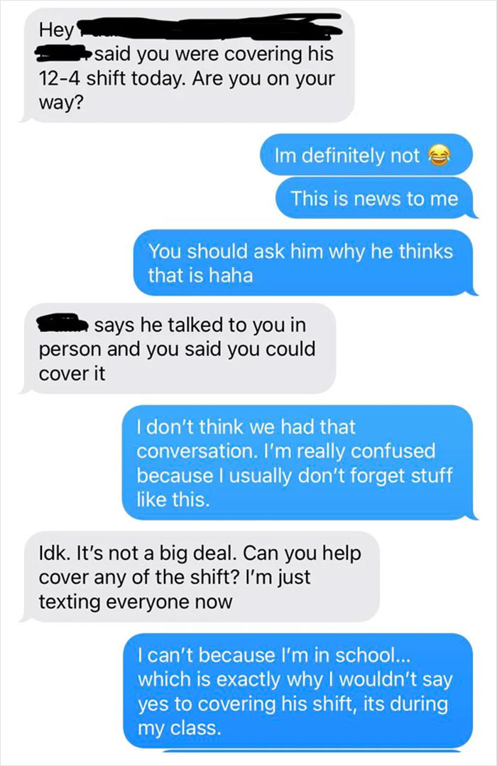 My Coworker Told Our Boss I’d Cover His Shift (I Didn’t)