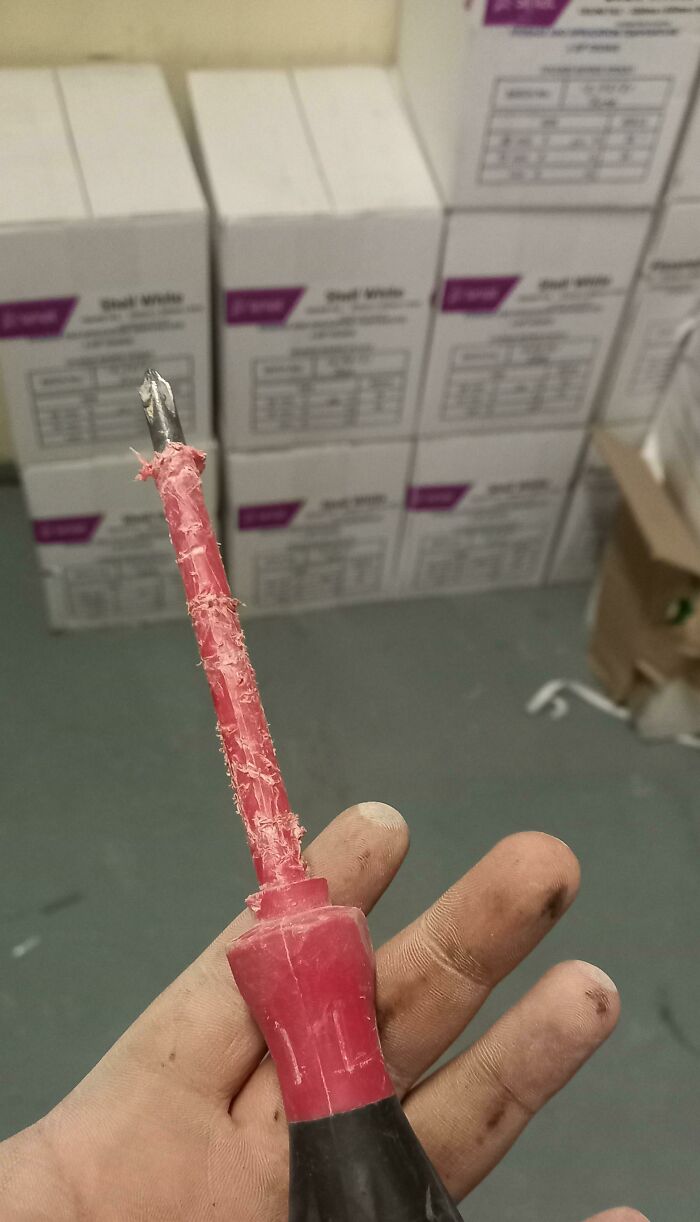 Lent My Screwdriver to a Co-Worker for One Day, This Is How It Came Back