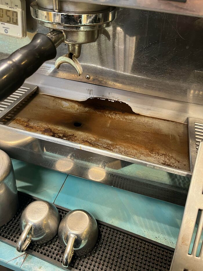My Experienced Barista Coworker Fails Miserably at Cleaning This Every Night