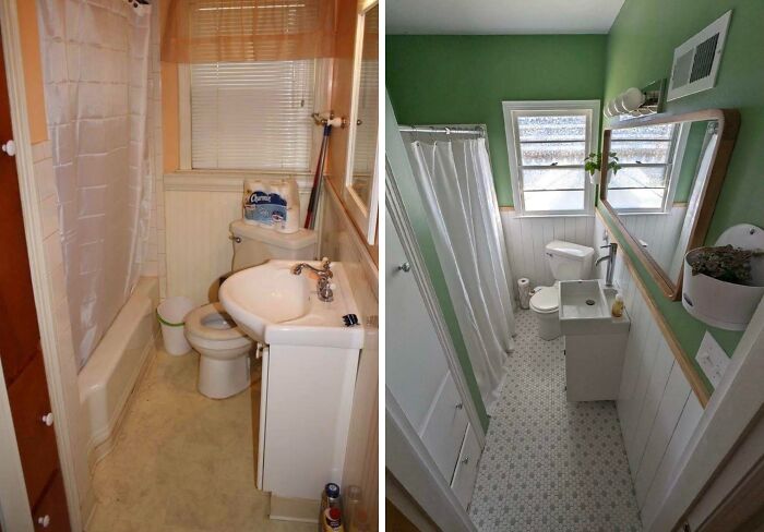 Tiny Bathroom, Big Makeover