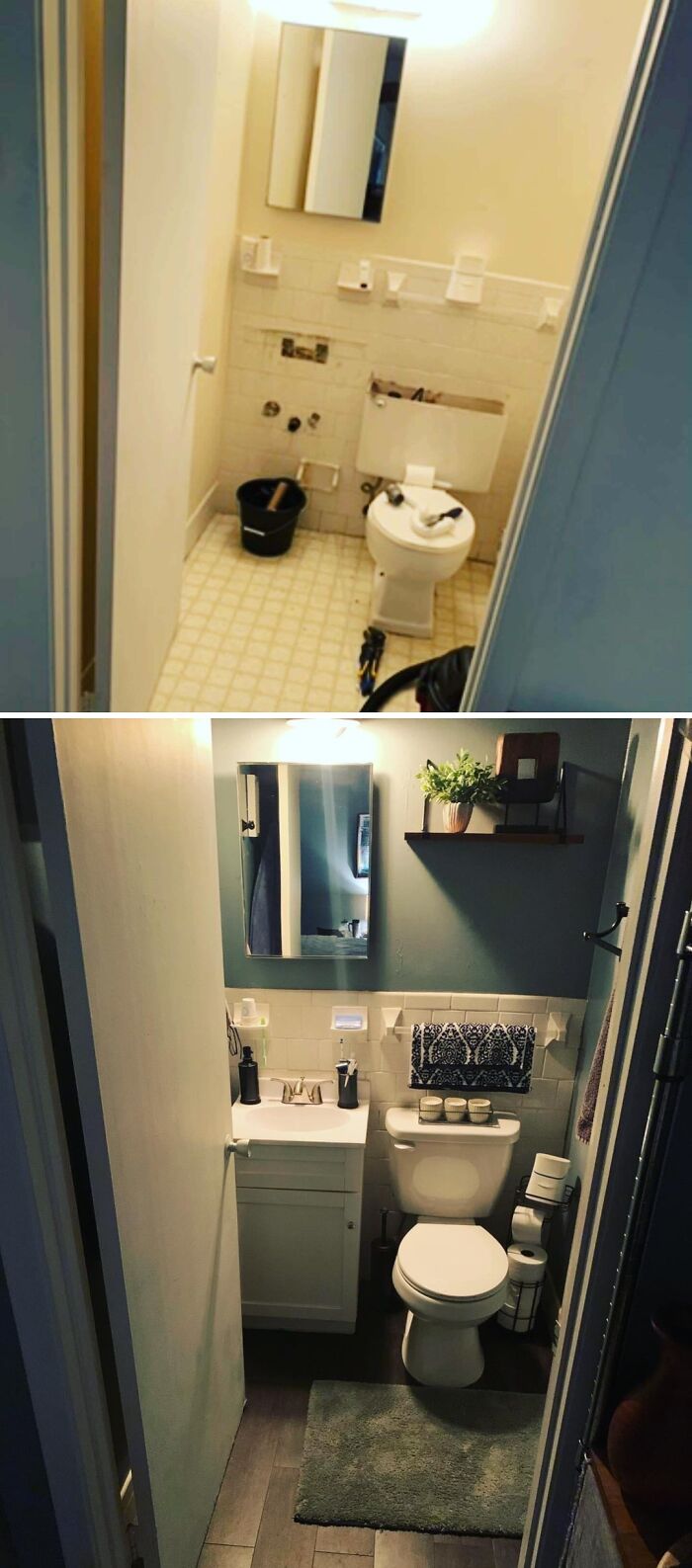 Bathroom From Nightmare to Throne Room