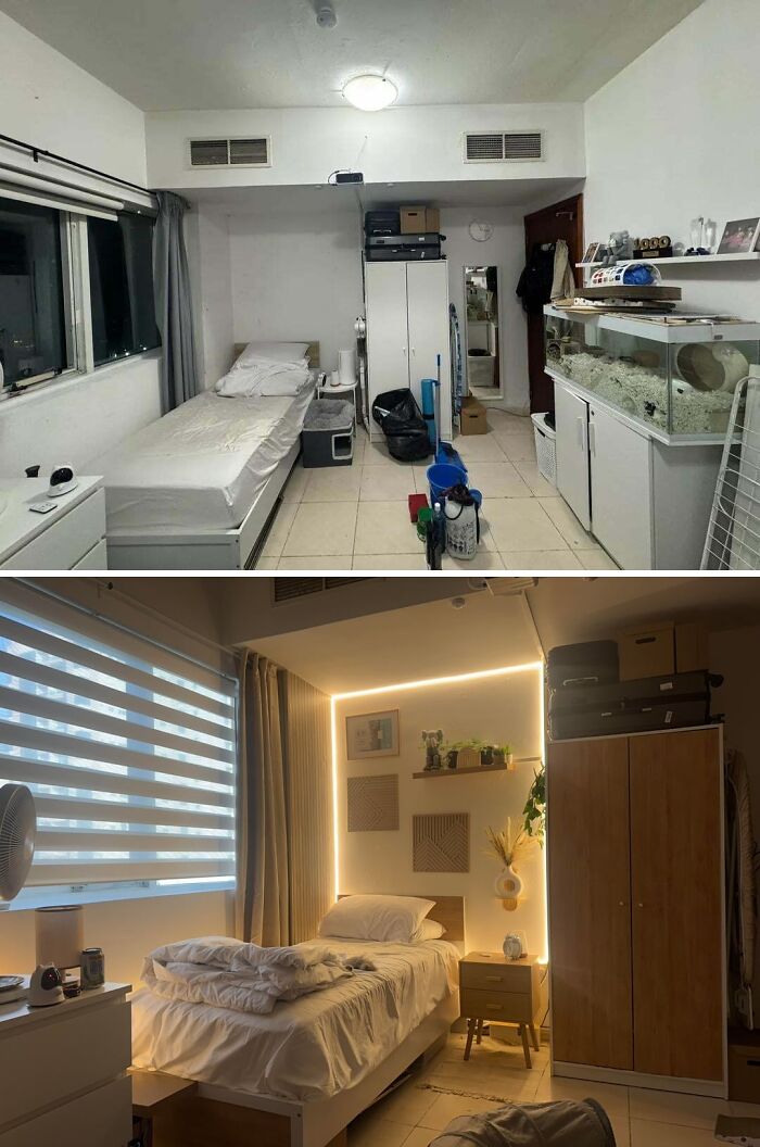 Bye-Bye Hospital Feel, Hello Cozy Room!