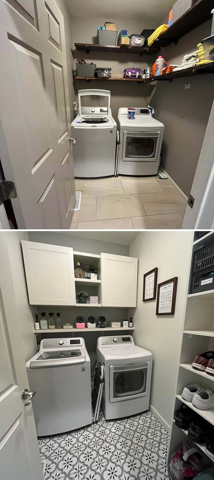 Laundry Room Facelift: Now Tossing Clothes Feels Fancy