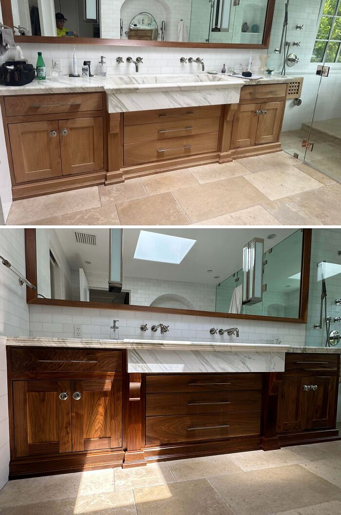 Bathroom Cabinets Refreshed Like a Pro