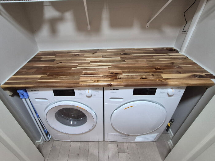 Countertop in Closet? Genius for Baking Lovers