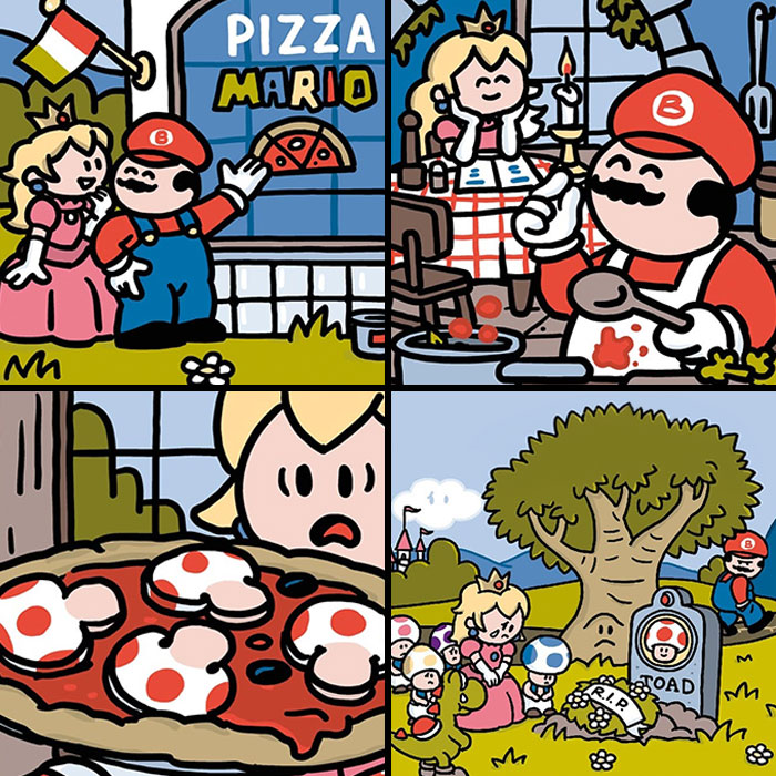 23 Silly Silent Comics That Sneak Up With a Dark Twist