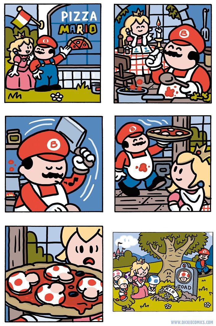 23 Silly Silent Comics That Sneak Up With a Dark Twist