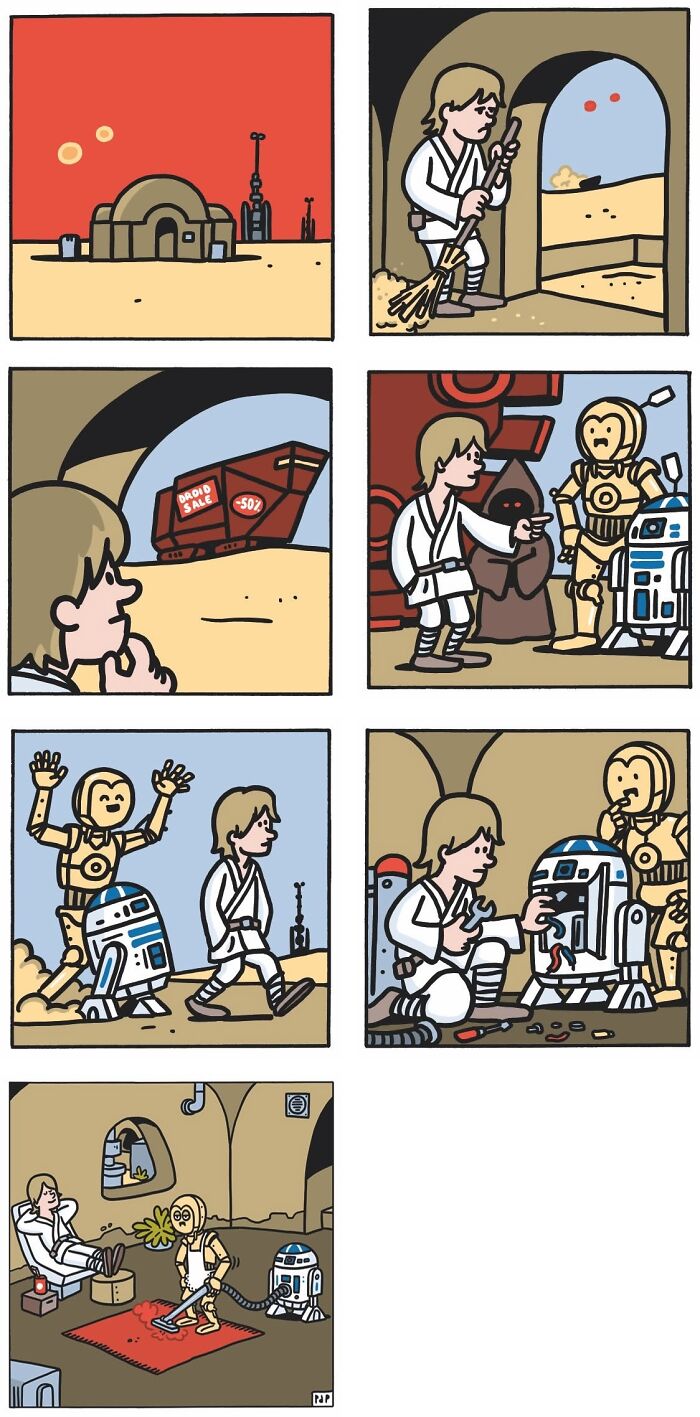 23 Silly Silent Comics That Sneak Up With a Dark Twist