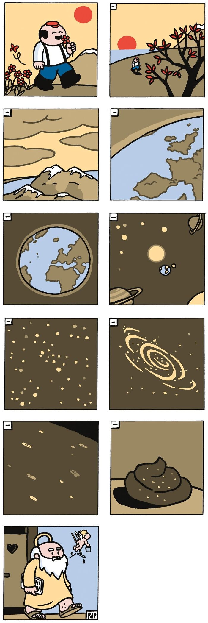 23 Silly Silent Comics That Sneak Up With a Dark Twist