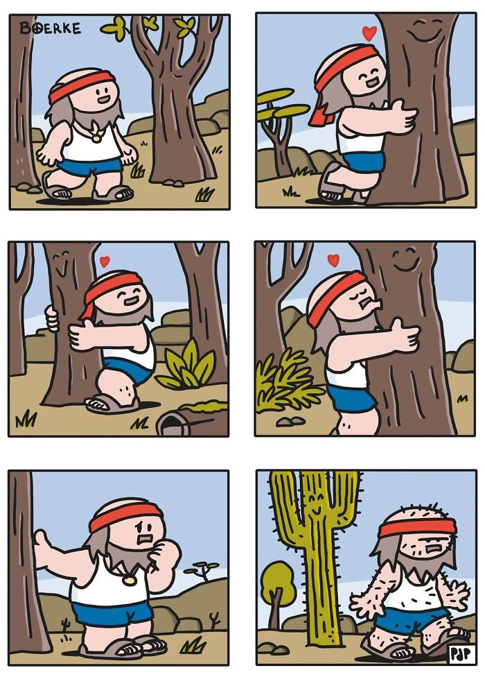 23 Silly Silent Comics That Sneak Up With a Dark Twist