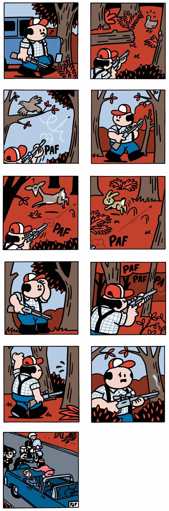 23 Silly Silent Comics That Sneak Up With a Dark Twist