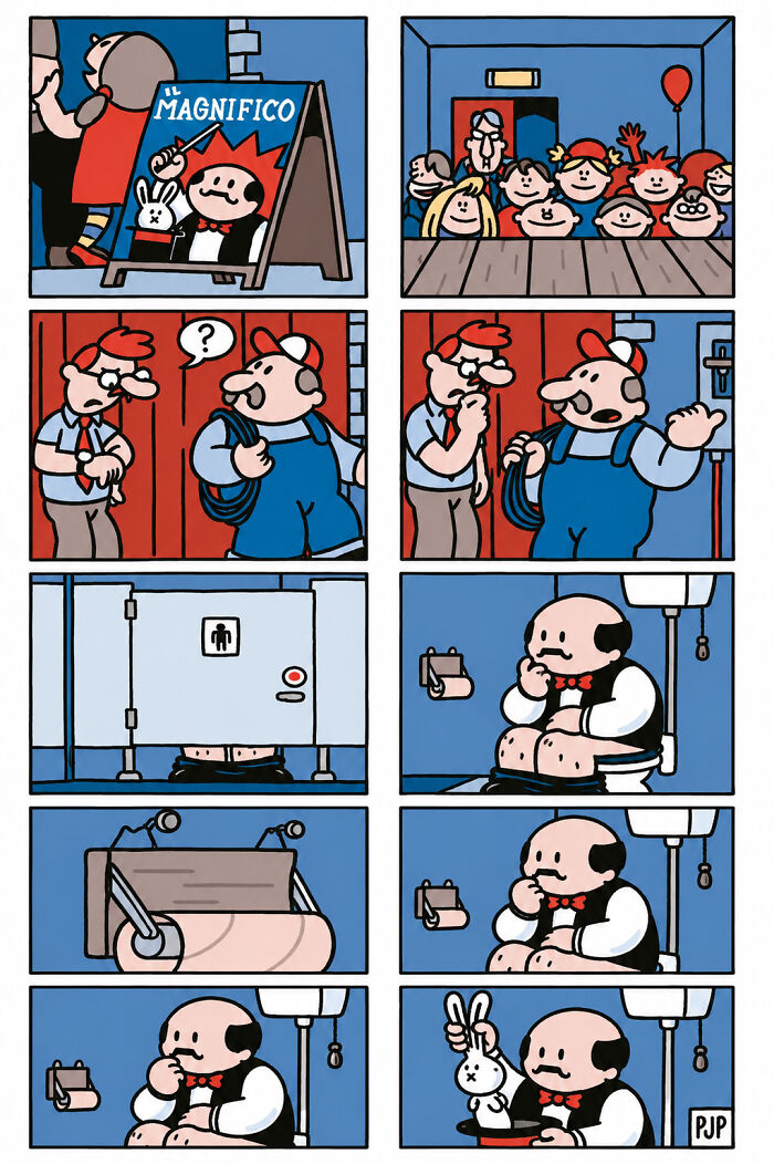 23 Silly Silent Comics That Sneak Up With a Dark Twist