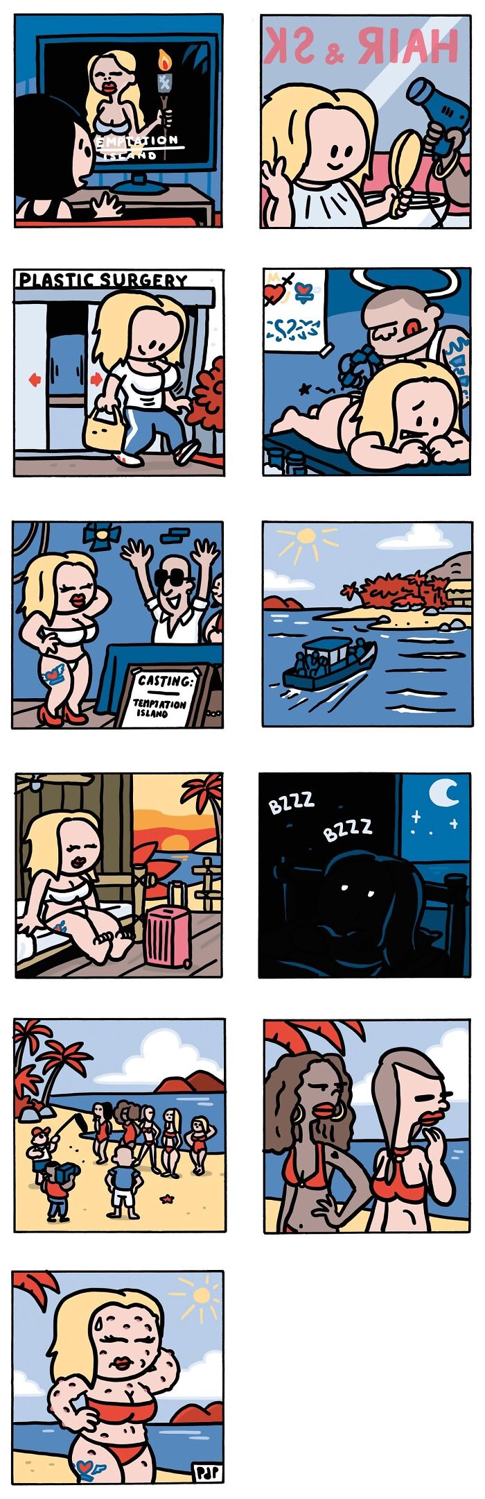 23 Silly Silent Comics That Sneak Up With a Dark Twist