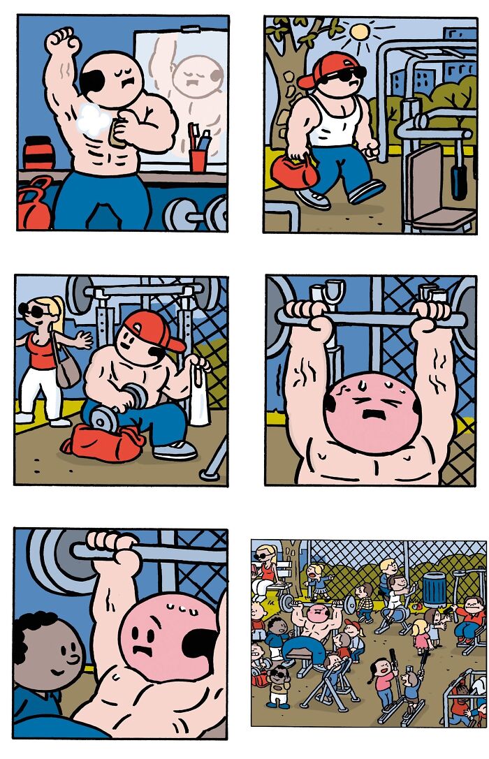 23 Silly Silent Comics That Sneak Up With a Dark Twist