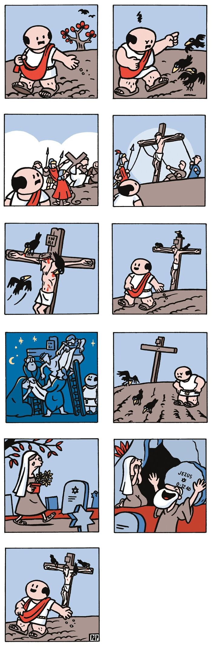 23 Silly Silent Comics That Sneak Up With a Dark Twist