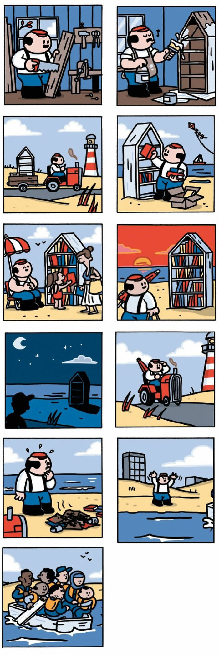 23 Silly Silent Comics That Sneak Up With a Dark Twist