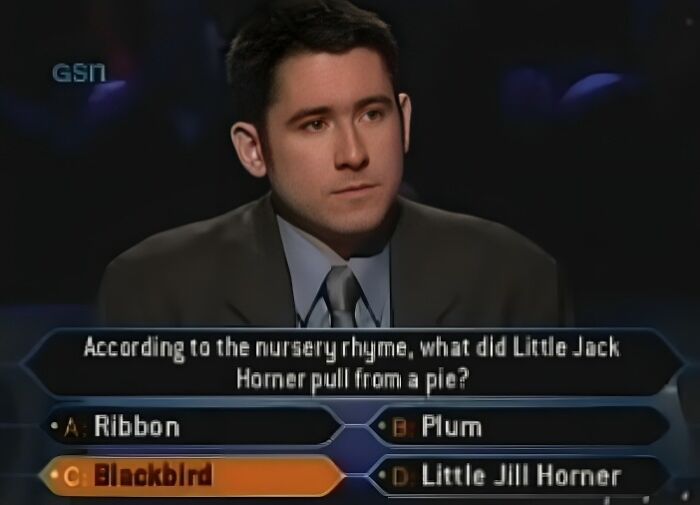 He Put His Thumb In and Pulled Out... a Plum?