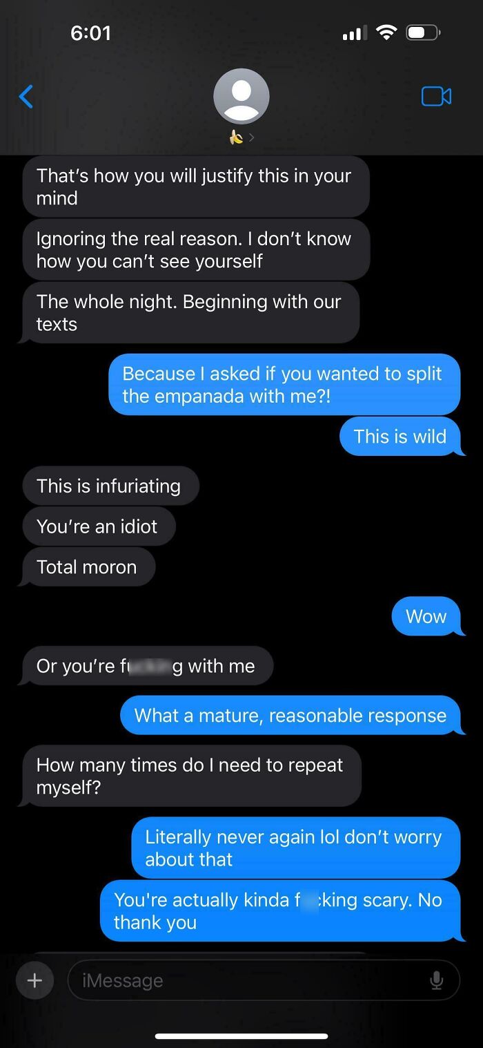 Fighting With Tinder Date Over... An Empanada?