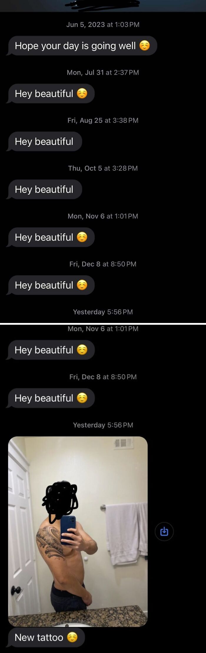 One Date, Still Texting A Year Later