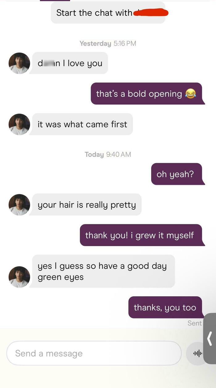 (My Eyes Are Blue) And The Texts Are Wild
