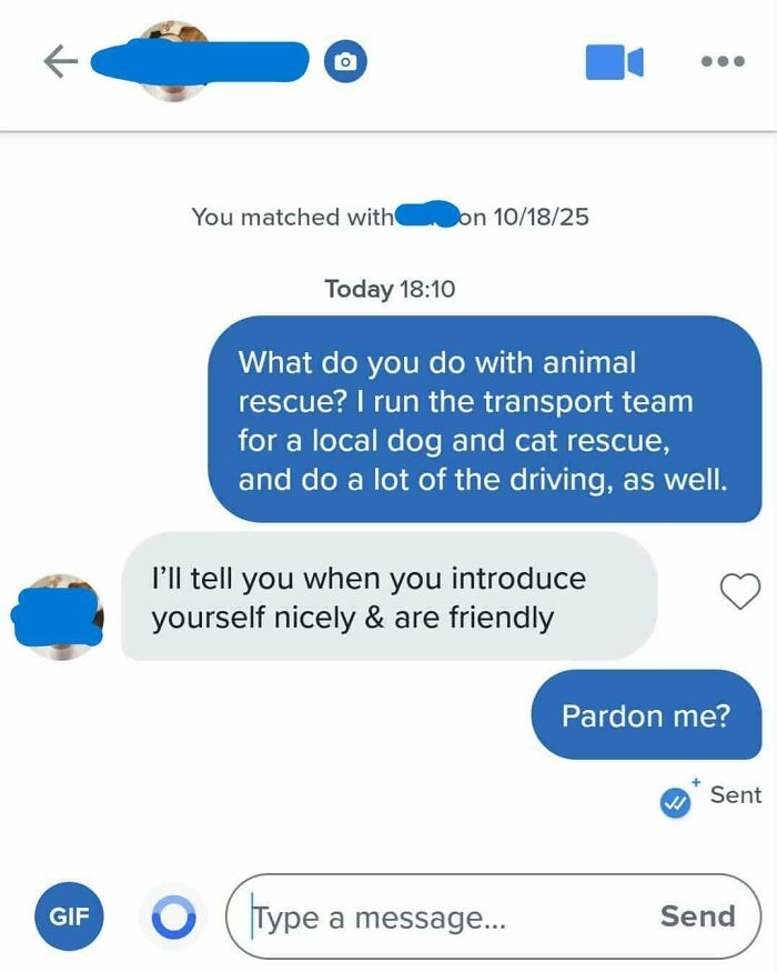 True Colors Shine In The First Message