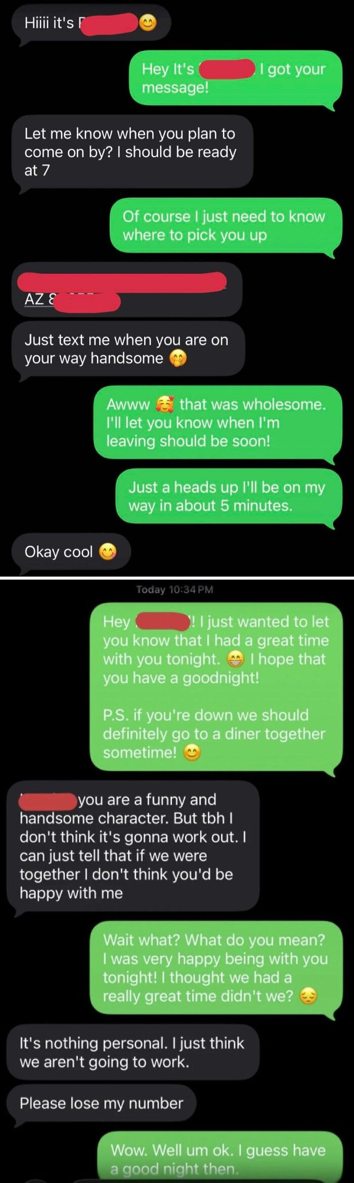 Went On A Date, It Ended Like This...