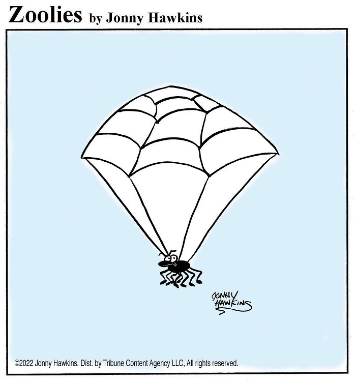 Spider Parachuting Fun