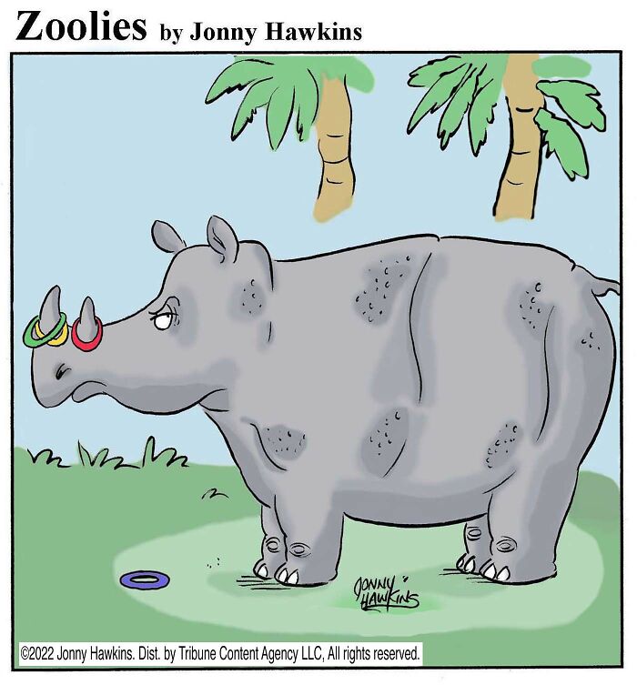 Rhino Playing Hoops
