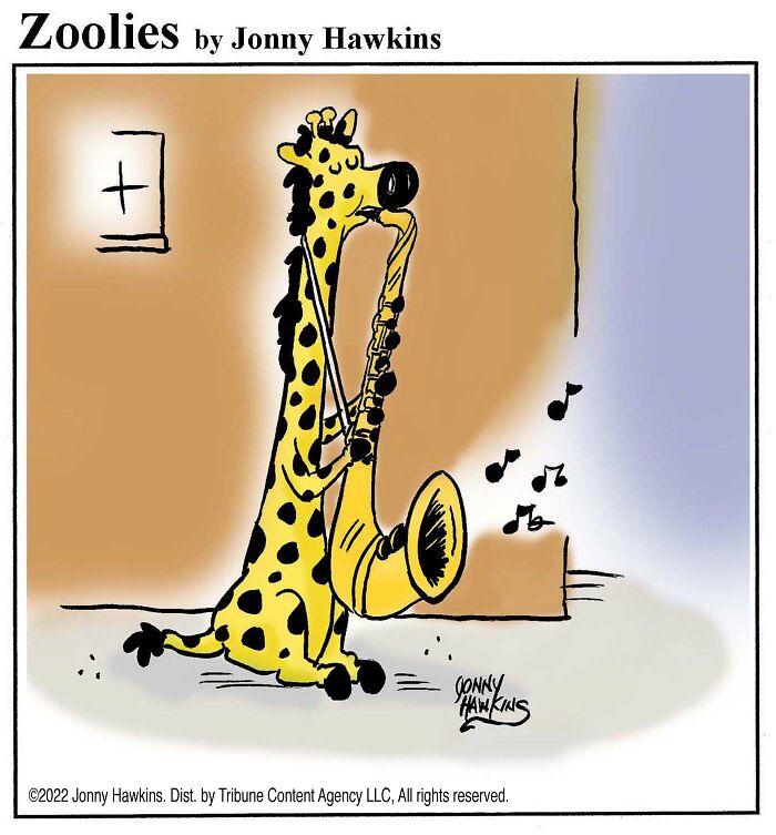 Saxophone Giraffe Jam