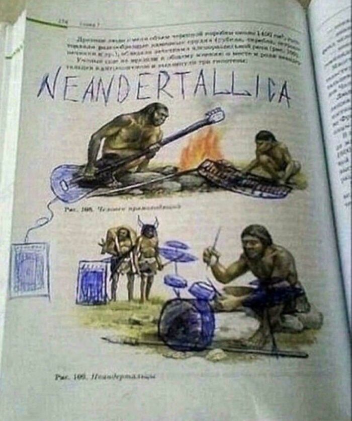 Neandertal Meets 'Blursed' Vibes