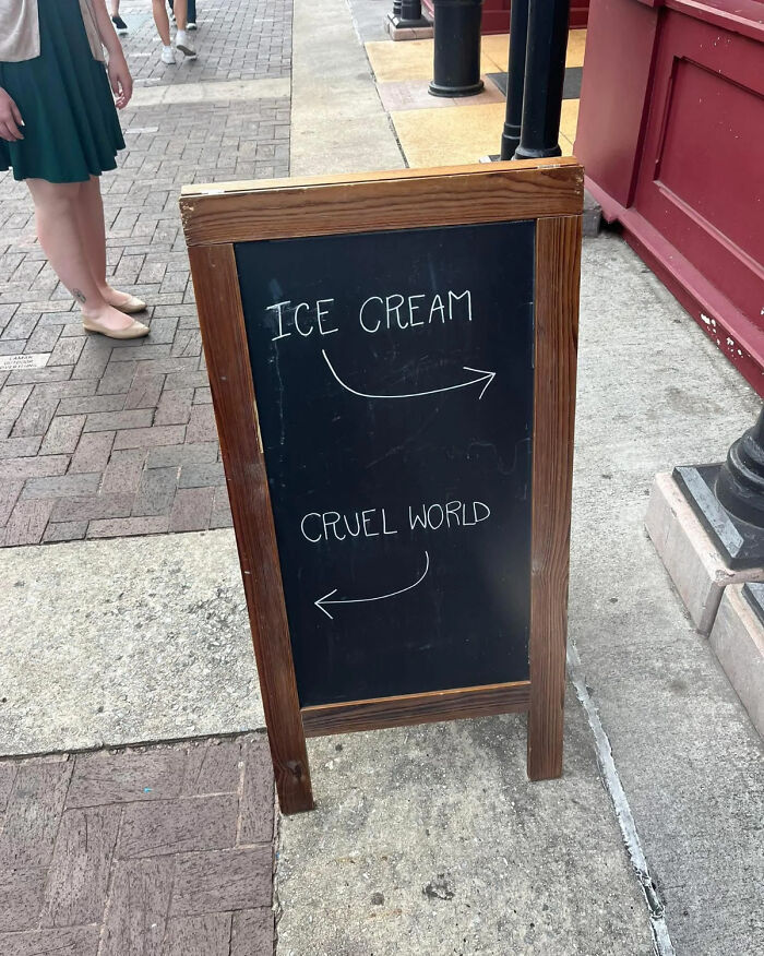 Confusing 'Blursed' Sign