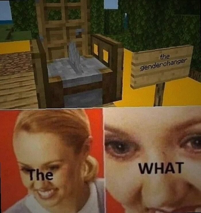Sit Down on the Blursed Minecraft Chair
