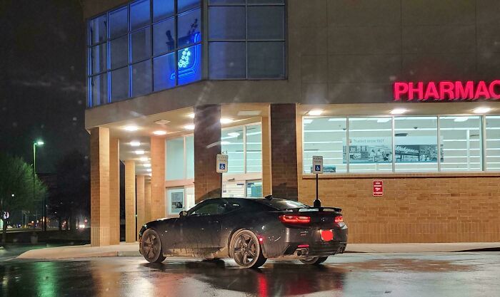 Parking Across Two Handicap Spots? Why Not!