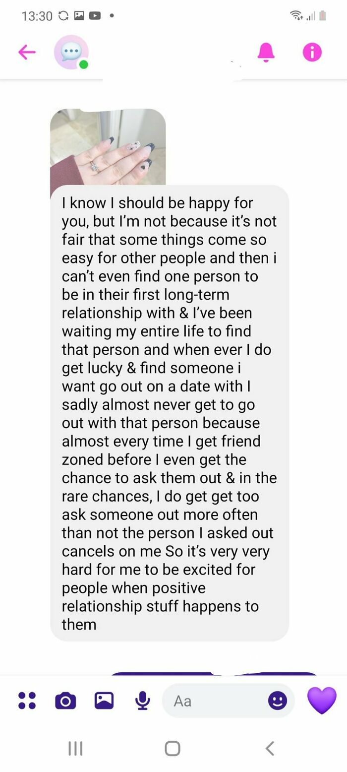 That Guy’s Reaction to a Girl’s Engagement News