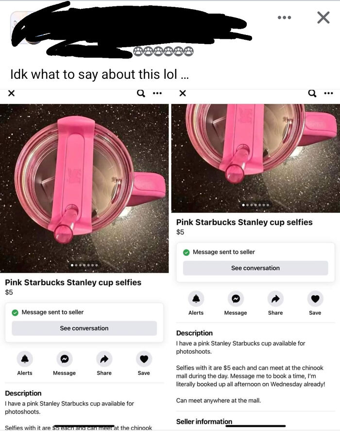 $5 to Use a Cup for a Selfie? Seriously?