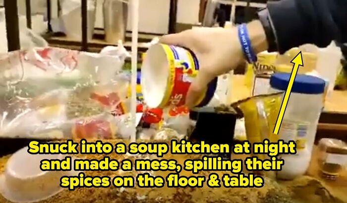 Sneaky Soup Kitchen Mess Maker at Night