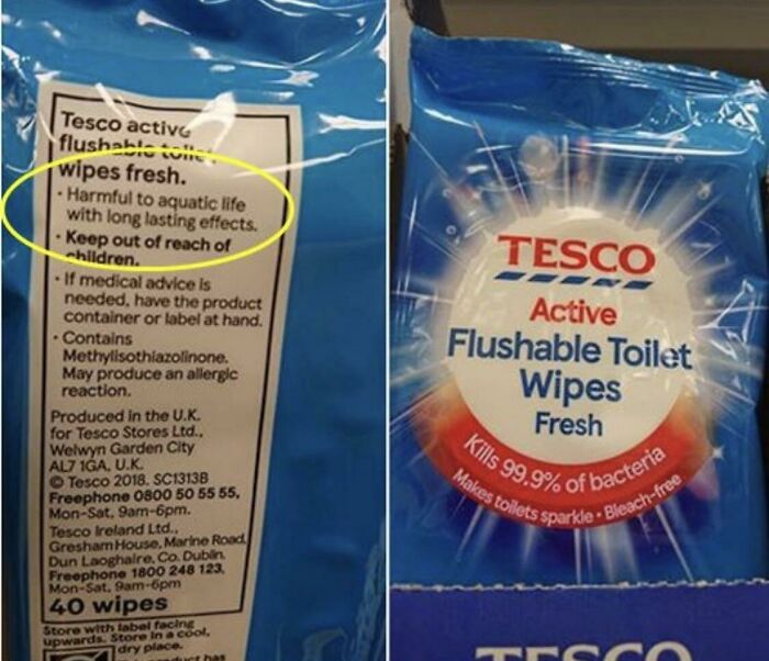 Flushable Wipes That Aren’t Flushable? Oops!
