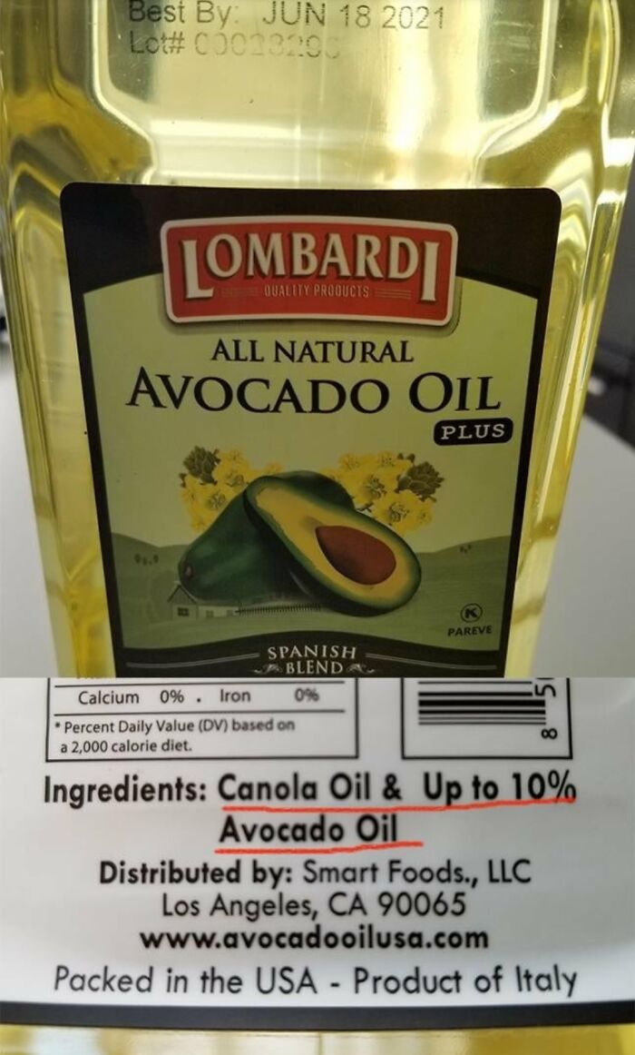 This “Avocado” Oil Does Not Understand Avocados